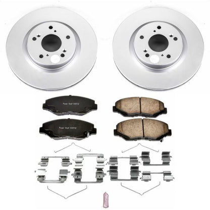 Power Stop Front Z17 Evolution Geomet Coated Brake Kit Honda CR - V 2012 - 2016 | CRK6488 - JDMuscleBrake KitspsbCRK6488