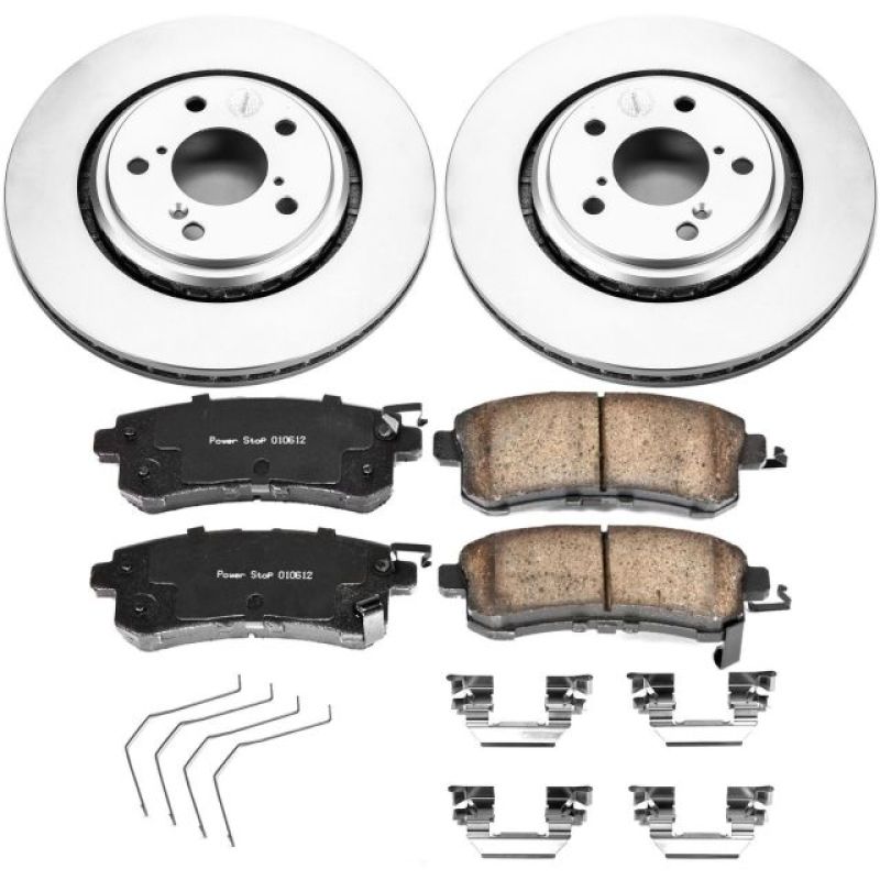 Power Stop Front Z17 Evolution Geomet Coated Brake Kit Honda Odyssey 15 - 2017 / Passport 2019 - 21 | CRK6959 - JDMuscleBrake KitspsbCRK6959