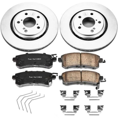 Power Stop Front Z17 Evolution Geomet Coated Brake Kit Honda Odyssey 15 - 2017 / Passport 2019 - 21 | CRK6959 - JDMuscleBrake KitspsbCRK6959