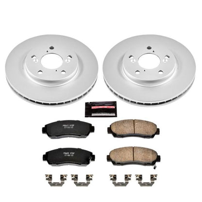 Power Stop Front Z17 Evolution Geomet Coated Brake Kit Honda Odyssey 2005 - 2010 | CRK2435 - JDMuscleBrake KitspsbCRK2435