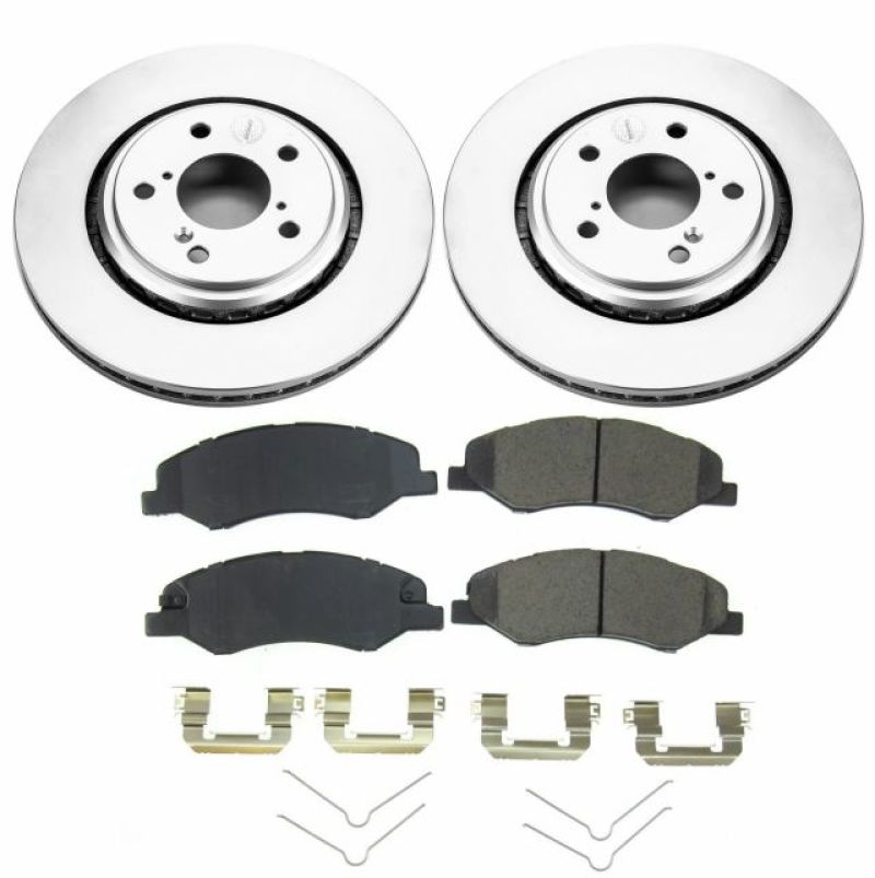 Power Stop Front Z17 Evolution Geomet Coated Brake Kit Honda Odyssey 2018 - 21 | CRK7670 - JDMuscleBrake KitspsbCRK7670