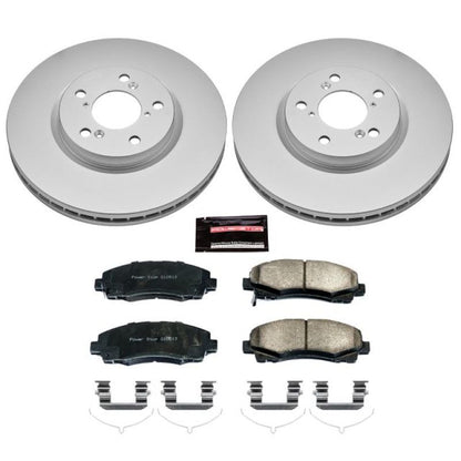 Power Stop Front Z17 Evolution Geomet Coated Brake Kit Honda Ridgeline 2012 - 2014 | CRK5939 - JDMuscleBrake KitspsbCRK5939