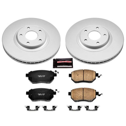 Power Stop Front Z17 Evolution Geomet Coated Brake Kit Infiniti FX35 2003 - 2005 / FX45 2003 - 2005 | CRK091 - JDMuscleBrake KitspsbCRK091