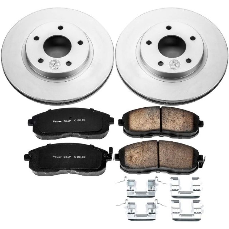 Power Stop Front Z17 Evolution Geomet Coated Brake Kit Infiniti I30 2000 - 2001 | CRK2280 - JDMuscleBrake KitspsbCRK2280