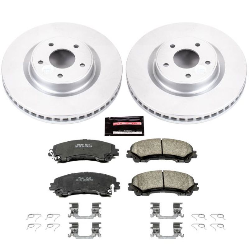 Power Stop Front Z17 Evolution Geomet Coated Brake Kit Infiniti Q50 2014-21 / Q60 2017-21 / QX50 2016-2017 | CRK6944 - JDMuscleBrake KitspsbCRK6944