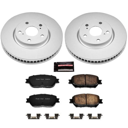 Power Stop Front Z17 Evolution Geomet Coated Brake Kit Lexus GS300 2006 / IS250 2009 - 2013 / IS250 C 2010 - 2015 | CRK5272 - JDMuscleBrake KitspsbCRK5272