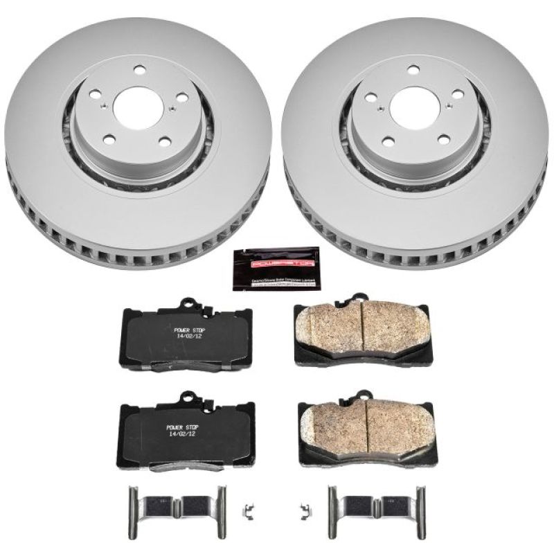 Power Stop Front Z17 Evolution Geomet Coated Brake Kit Lexus GS350 2007 - 2011 | CRK4634 - JDMuscleBrake KitspsbCRK4634