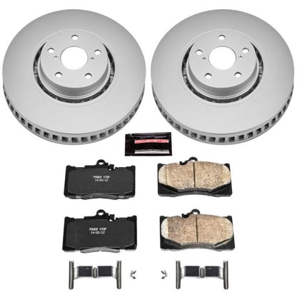 Power Stop Front Z17 Evolution Geomet Coated Brake Kit Lexus GS350 2007 - 2011 | CRK4634 - JDMuscleBrake KitspsbCRK4634