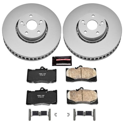 Power Stop Front Z17 Evolution Geomet Coated Brake Kit Lexus GS350 2007 - 2011 / GS430 2006 - 2007 / IS350 2006 - 2020 / GS450h 2007 - 2011 / GS460 2008 - 2011 / IS350c 2010 - 2012 / IS300 2019 - 2020 | CRK4633 - JDMuscleBrake KitspsbCRK4633