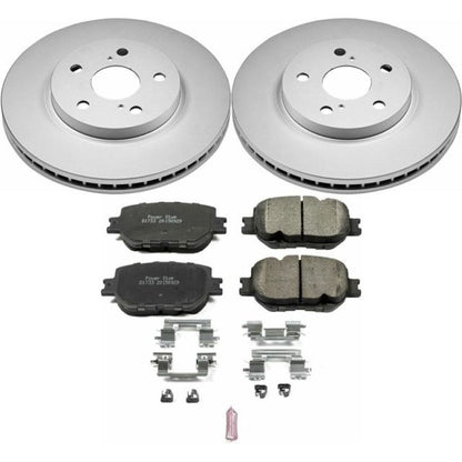 Power Stop Front Z17 Evolution Geomet Coated Brake Kit Lexus IS250 2014 - 2015 | CRK6990 - JDMuscleBrake KitspsbCRK6990