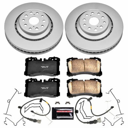 Power Stop Front Z17 Evolution Geomet Coated Brake Kit Lexus LS460 2010 - 2017 / LS600h 2010 - 2016 | CRK5826 - JDMuscleBrake KitspsbCRK5826