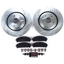 Power Stop Front Z17 Evolution Geomet Coated Brake Kit Lexus NX200t 15 - 2017 / NX300 2018 - 21 / NX300h 15 - 21 / RX350 2010 - 2015 / RX450h 2010 - 2015 / Toyota Highlander 2008 - 2013 / Sienna 2011 - 2020 | K4713 - JDMuscleBrake KitspsbK4713