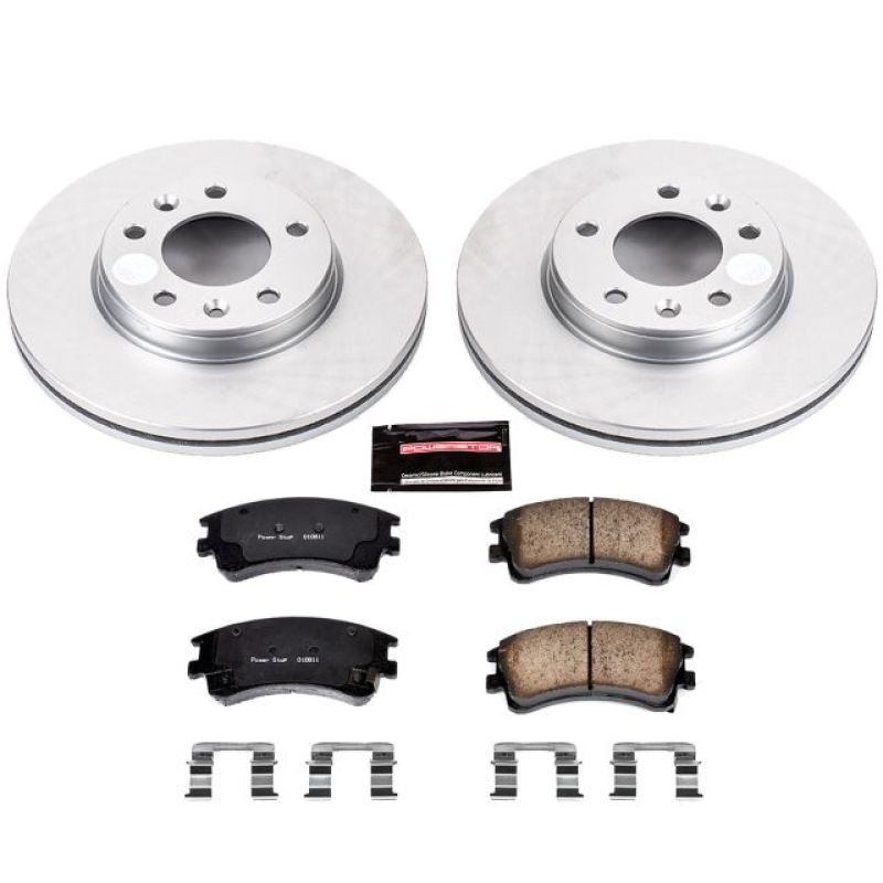 Power Stop Front Z17 Evolution Geomet Coated Brake Kit Mazda 6 2003 - 2005 | CRK2448 - JDMuscleBrake KitspsbCRK2448