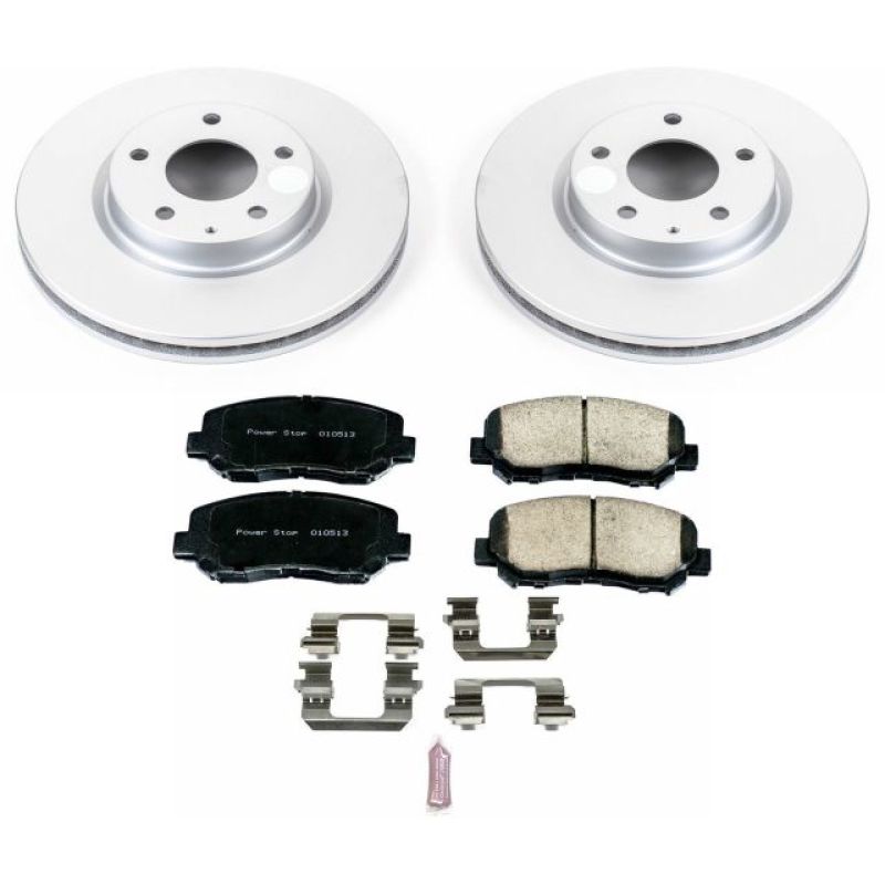 Power Stop Front Z17 Evolution Geomet Coated Brake Kit Mazda CX - 5 2013 - 2017 | CRK6967 - JDMuscleBrake KitspsbCRK6967