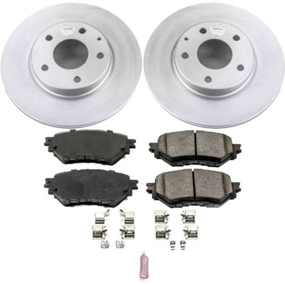 Power Stop Front Z17 Evolution Geomet Coated Brake Kit Mazda Mazdaspeed 3 2014 - 2016 | CRK6975 - JDMuscleBrake KitspsbCRK6975