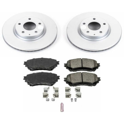 Power Stop Front Z17 Evolution Geomet Coated Brake Kit Mazda Mazdaspeed 6 2014 - 2018 | JCRK6968 - JDMuscleBrake KitspsbCRK6968