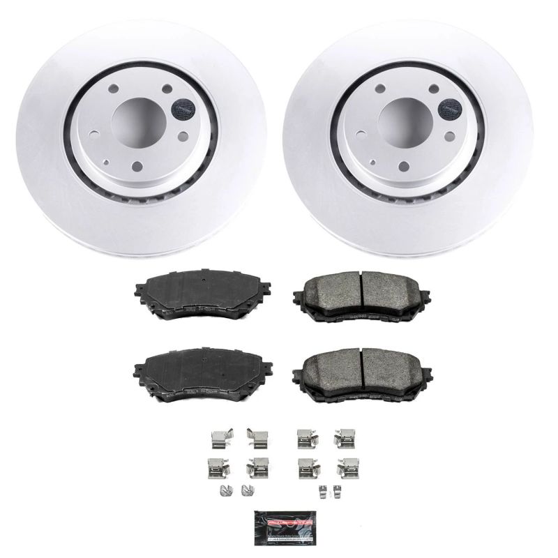 Power Stop Front Z17 Evolution Geomet Coated Brake Kit Mazda Mazdaspeed 6 2019 - 2020 | CRK8617 - JDMuscleBrake KitspsbCRK8617