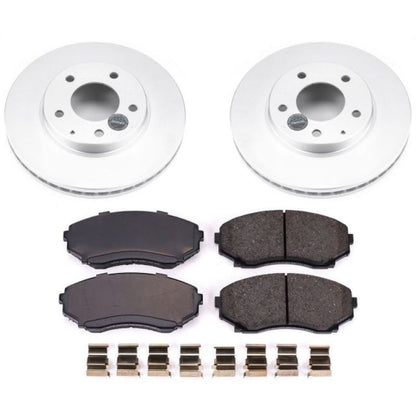 Power Stop Front Z17 Evolution Geomet Coated Brake Kit Mazda MPV 2000 - 2006 | CRK1184 - JDMuscleBrake KitpsbCRK1184