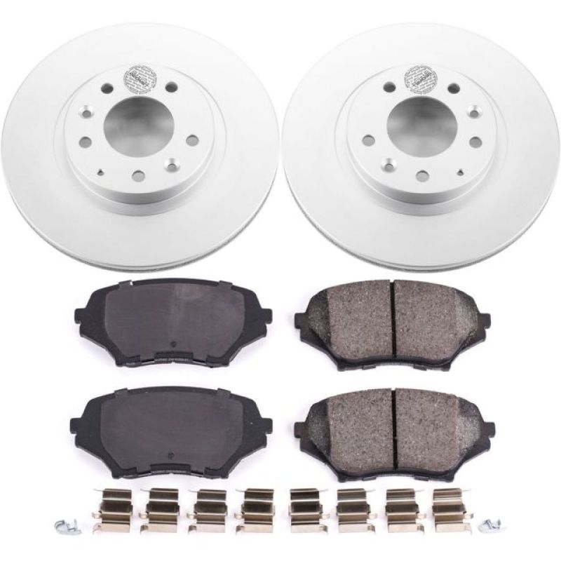 Power Stop Front Z17 Evolution Geomet Coated Brake Kit Mazda MX - 5 Miata 2006 - 2015 | CRK4659 - JDMuscleBrake KitspsbCRK4659