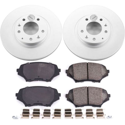 Power Stop Front Z17 Evolution Geomet Coated Brake Kit Mazda MX - 5 Miata 2006 - 2015 | CRK4659 - JDMuscleBrake KitspsbCRK4659