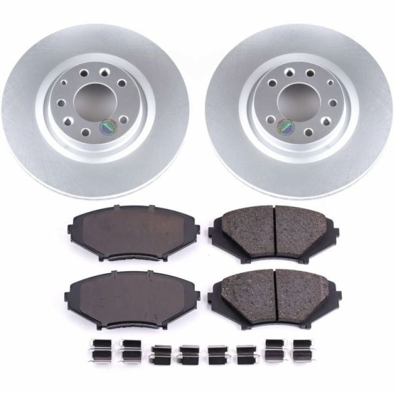 Power Stop Front Z17 Evolution Geomet Coated Brake Kit Mazda RX - 8 2004 - 2011 | CRK3026 - JDMuscleBrake KitspsbCRK3026