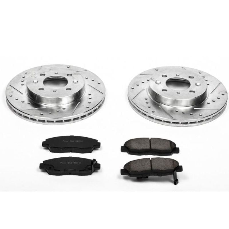 Power Stop Front Z23 Evolution Sport Brake Kit Honda Civic 1996 - 2005 / Insight 2010 - 2014 | K690 - JDMuscleBrake KitspsbK690
