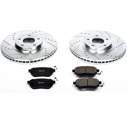 Power Stop Front Z23 Evolution Sport Brake Kit Infiniti FX35 2003 - 2005 / FX45 2003 - 2005 | K091 - JDMuscleBrake KitspsbK091