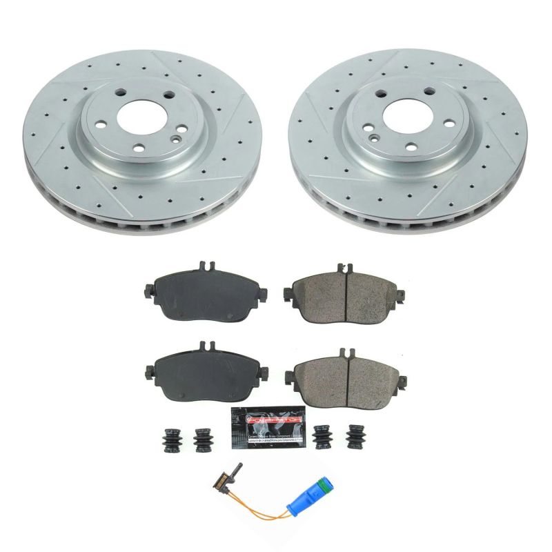 Power Stop Front Z23 Evolution Sport Brake Kit Infiniti QX30 2017 - 2019 | K7674 - JDMuscleBrake KitspsbK7674