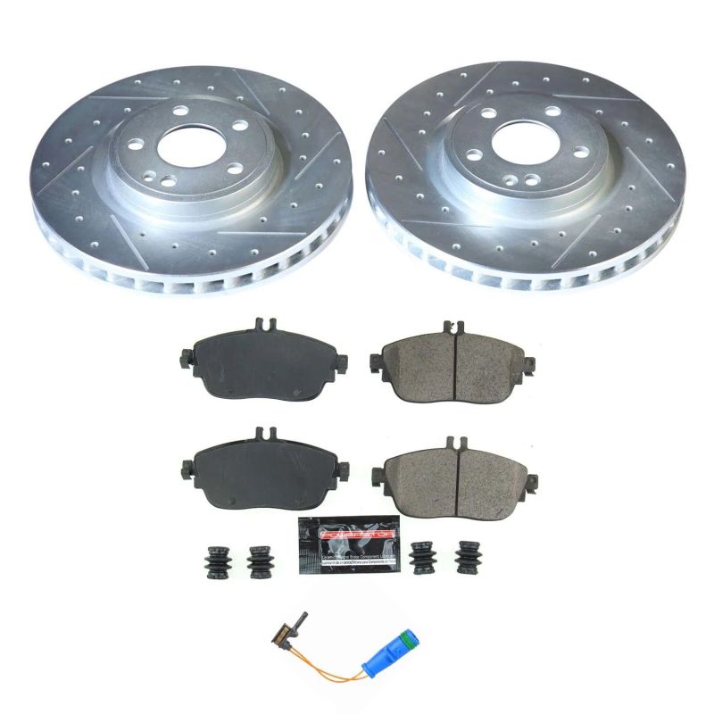 Power Stop Front Z23 Evolution Sport Brake Kit Infiniti QX30 2017 - 2019 | K8266 - JDMuscleBrake KitspsbK8266