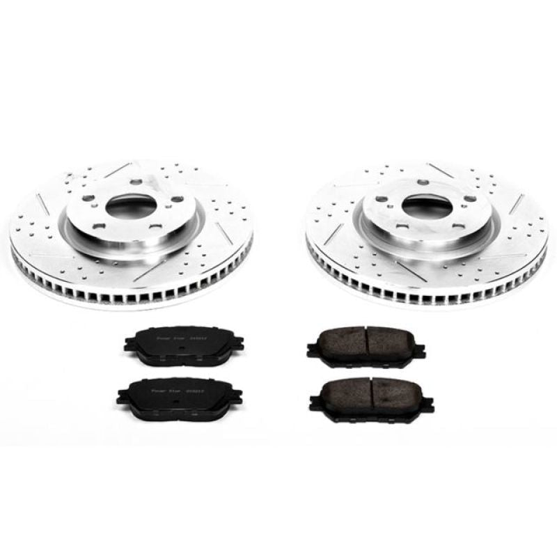 Power Stop Front Z23 Evolution Sport Brake Kit Lexus GS300 2006 / IS250 2009 - 2013 / IS250C 2010 - 2015 | K5272 - JDMuscleBrake KitspsbK5272