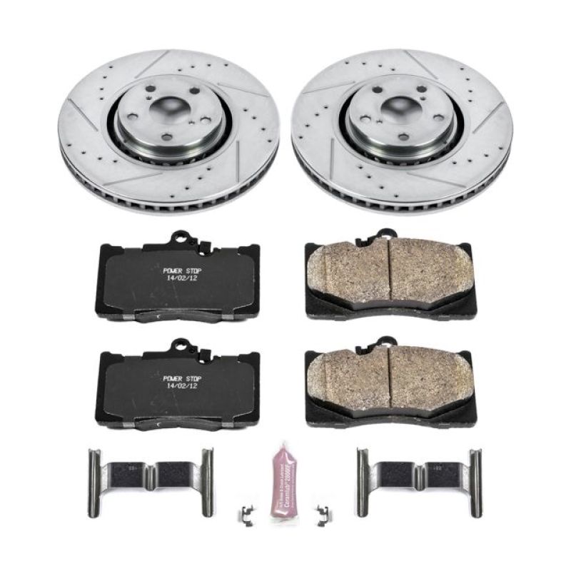 Power Stop Front Z23 Evolution Sport Brake Kit Lexus GS350 2007 - 2011 | K4634 - JDMuscleBrake KitspsbK4634
