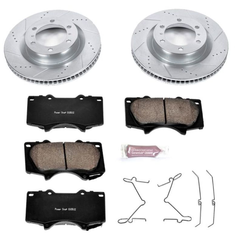 Power Stop Front Z23 Evolution Sport Brake Kit Lexus GX460 2010 - 21 / Toyota 4Runner 2010 - 21 | K5873 - JDMuscleBrake KitspsbK5873