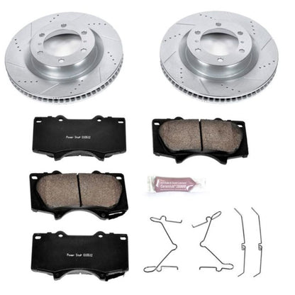 Power Stop Front Z23 Evolution Sport Brake Kit Lexus GX460 2010 - 21 / Toyota 4Runner 2010 - 21 | K5873 - JDMuscleBrake KitspsbK5873