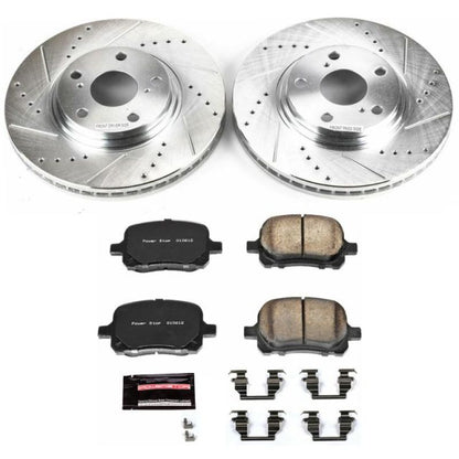 Power Stop Front Z23 Evolution Sport Brake Kit Lexus RX300 1999 - 2001 | K1135 - JDMuscleBrake KitspsbK1135