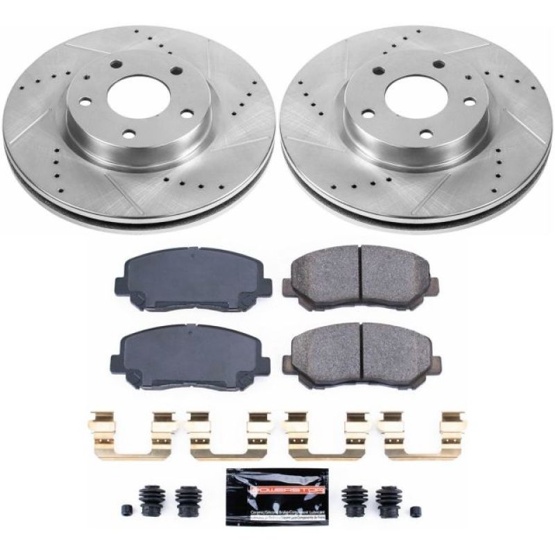 Power Stop Front Z23 Evolution Sport Brake Kit Mazda CX - 5 2013 - 2017 | K6967 - JDMuscleBrake KitspsbK6967