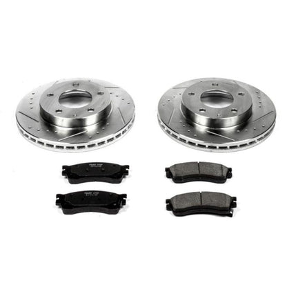 Power Stop Front Z23 Evolution Sport Brake Kit Mazda Protege 2001 - 2003 | K788 - JDMuscleBrake KitspsbK788