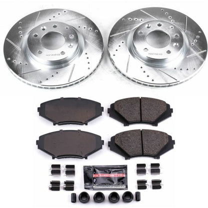 Power Stop Front Z23 Evolution Sport Brake Kit Mazda RX - 8 2004 - 2008 | K2964 - JDMuscleBrake KitspsbK2964