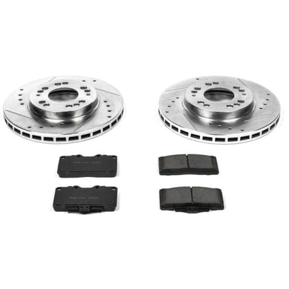 Power Stop Front Z23 Evolution Sport Brake Kit Mitsubishi 3000GT 1999 | K804 - JDMuscleBrake KitspsbK804