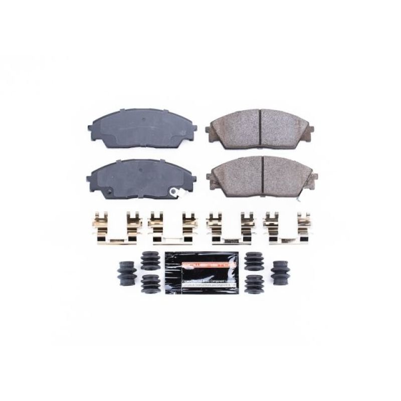 Power Stop Front Z23 Evolution Sport Brake Pads w/ Hardware Honda Civic 1990 - 1991 / CRX 1990 - 1991 / Prelude 1988 - 1990 | Z23 - 373 - JDMuscleBrake PadspsbZ23-373