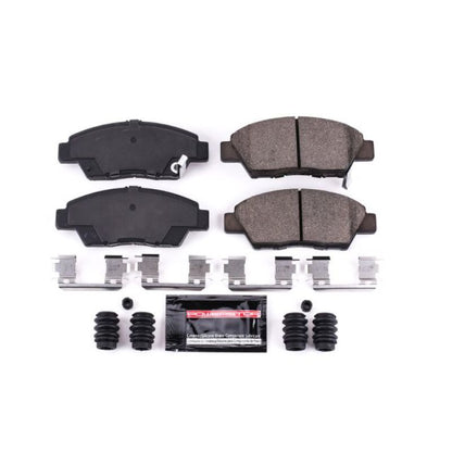 Power Stop Front Z23 Evolution Sport Brake Pads w/ Hardware Honda CR - Z 2011 - 2015 / Fit 2009 - 2020 | Z23 - 1394 - JDMuscleBrake PadspsbZ23-1394