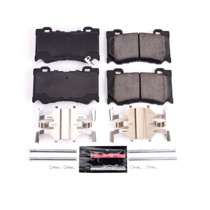 Power Stop Front Z23 Evolution Sport Brake Pads w/ Hardware Infiniti FX50 2009 - 2013 / G37 2008 - 2013 / M37 2011 - 2013 / M56 2011 - 2013 / Q50 2014 - 21 / Q60 2014 - 21 / Q70 2014 - 2019 / Nissan 350Z 2009 / 370Z 2009 - 2020 | Z23 - 1346 - JDMuscleBrake PadspsbZ23-1346