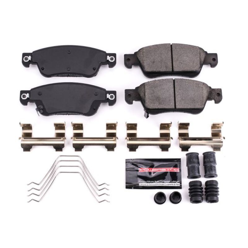 Power Stop Front Z23 Evolution Sport Brake Pads w/ Hardware Infiniti G35 2007 - 2008 / G37 2008 - 2013 / Q60 2014 - 2015 | Z23 - 1287 - JDMuscleBrake PadspsbZ23-1287