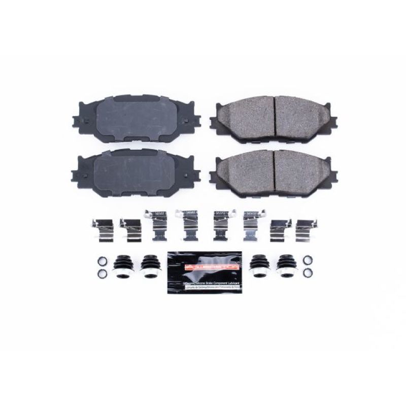 Power Stop Front Z23 Evolution Sport Brake Pads w/Hardware Lexus IS250 2006 - 2015 | Z23 - 1178 - JDMuscleBrake PadspsbZ23-1178