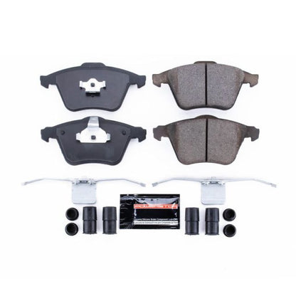 Power Stop Front Z23 Evolution Sport Brake Pads w/Hardware Mazda Mazdaspeed 3 2007 - 2013 | Z23 - 915B - JDMuscleBrake PadspsbZ23-915B