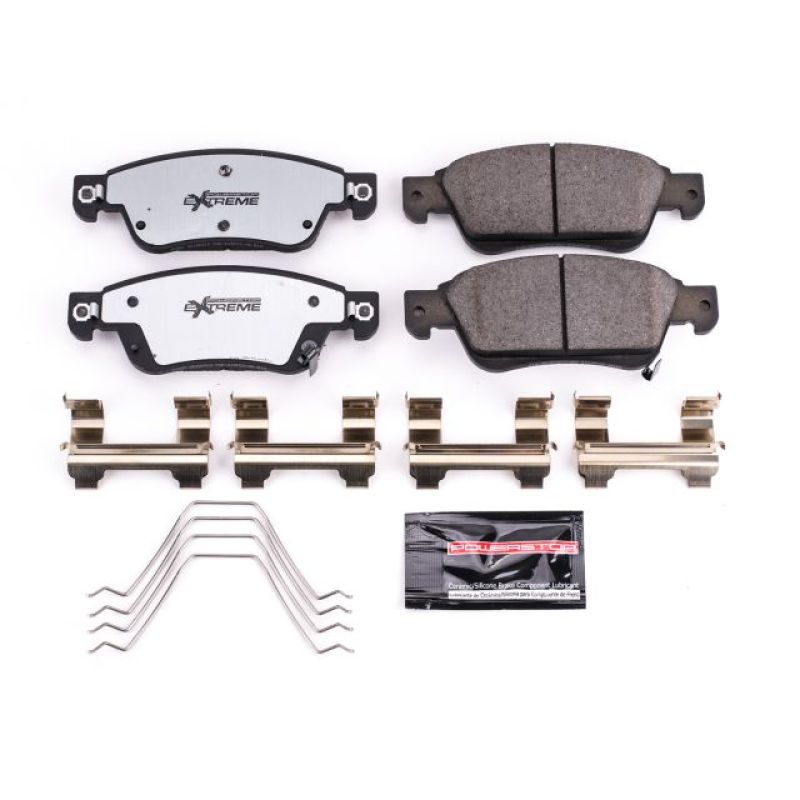 Power Stop Front Z26 Extreme Street Brake Pads w/ Hardware Infiniti G35 2007 - 2008 / G37 2008 - 2013 / Q60 2014 - 2015 | Z26 - 1287 - JDMuscleBrake PadspsbZ26-1287