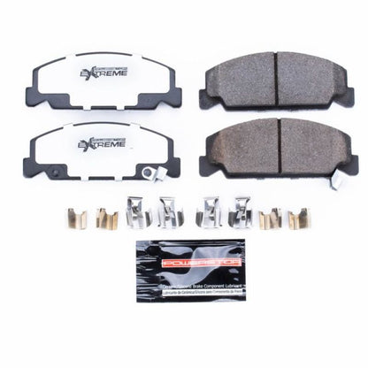 Power Stop Front Z26 Extreme Street Brake Pads w/Hardware Honda Civic 1990 - 2000 / CRX 1988 - 1991 | Z26 - 273 - JDMuscleBrake PadspsbZ26-273