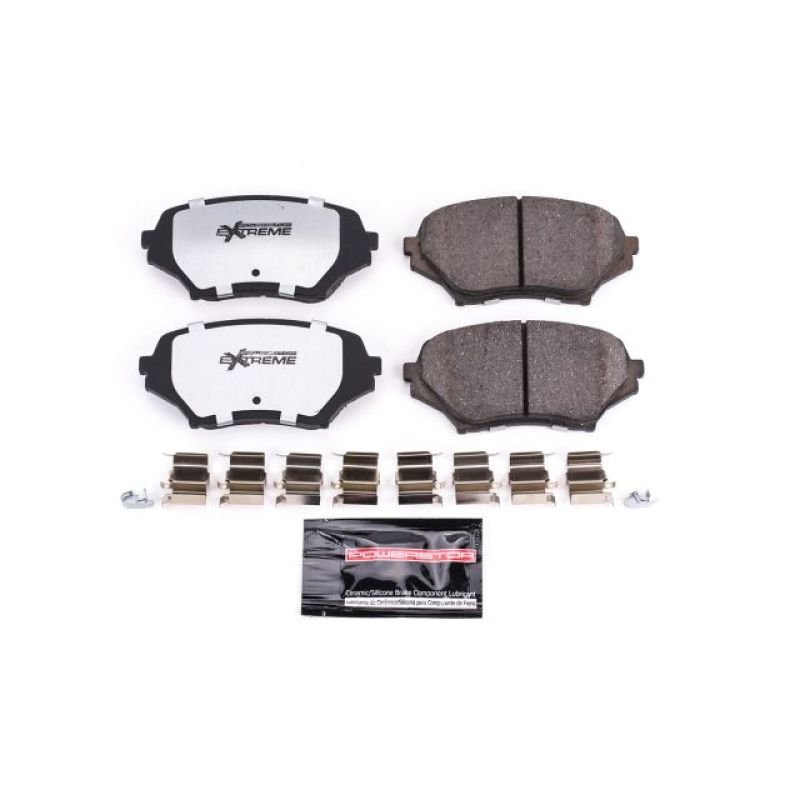 Power Stop Front Z26 Extreme Street Brake Pads w/Hardware Mazda MX - 5 Miata 2006 - 2015 | Z26 - 1179 - JDMuscleBrake PadspsbZ26-1179