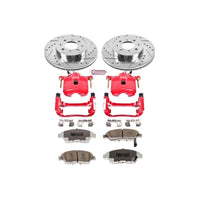 Power Stop Front Z26 Street Brake Kit w/ Calipers Honda Civic 2003 - 2005 | KC696 - 26 - JDMuscleBrake KitspsbKC696-26