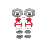 Power Stop Front Z26 Street Brake Kit w/ Calipers Mazda Miata 1994 - 2002 | KC793 - 26 - JDMuscleBrake KitspsbKC793-26