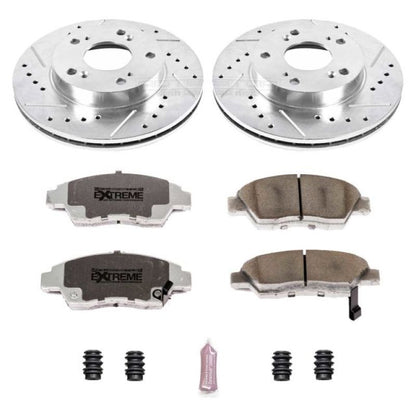 Power Stop Front Z26 Street Warrior Brake Kit Honda Civic 2006 - 2011 | K2389 - 26 - JDMuscleBrake KitspsbK2389-26